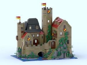 Medieval knights order castle