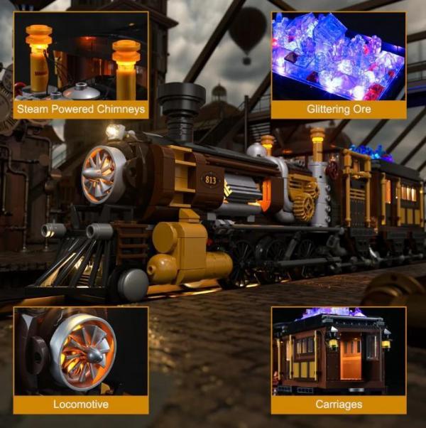 Steampunk Lokomotive