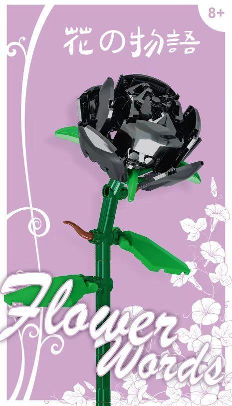 schwarze Rose