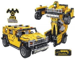 Yellow SUV/Robot