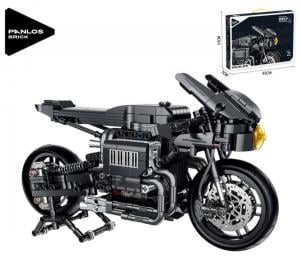 schwarzes Motorrad