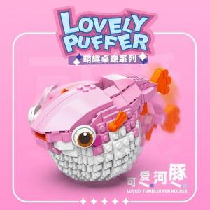 Puffer fish pen holder