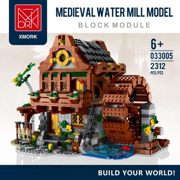 Medieval 106966 mill - BlueBrixx - water - Sets