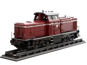 Display Lokomotive V100 dunkel rot