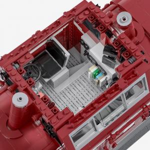 Display Lokomotive V100 dunkelrot