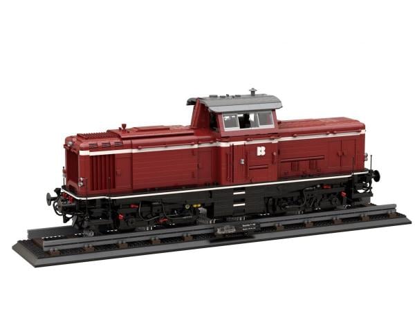 Locomotive V100 dark red