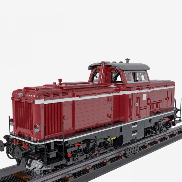 Display Lokomotive V100 dunkelrot