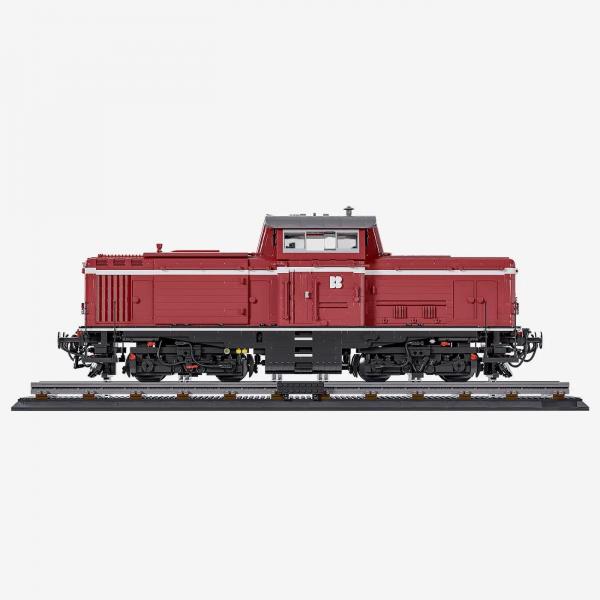 Display Lokomotive V100 dunkelrot