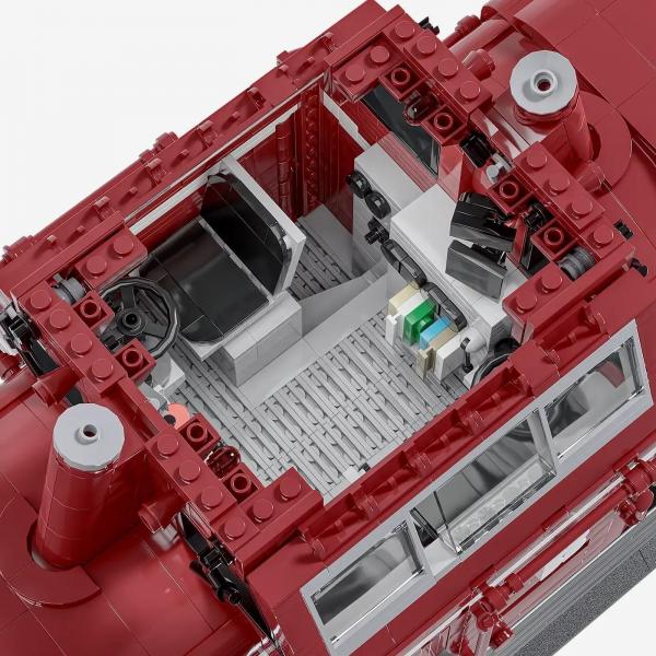 Display Lokomotive V100 dunkelrot