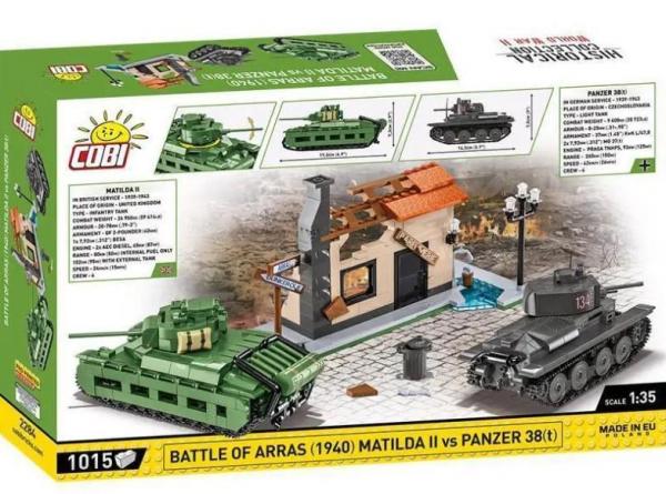 Battle of Arras (1940) Matilda II vs Panzer 38(t)