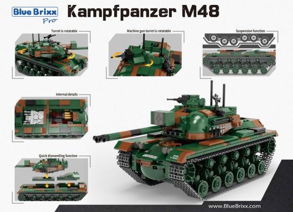 Battle Tank M48 A2, Bundeswehr