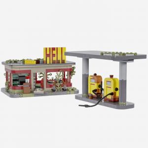 Postapocalyptic gas station