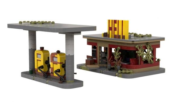 Postapocalyptic gas station