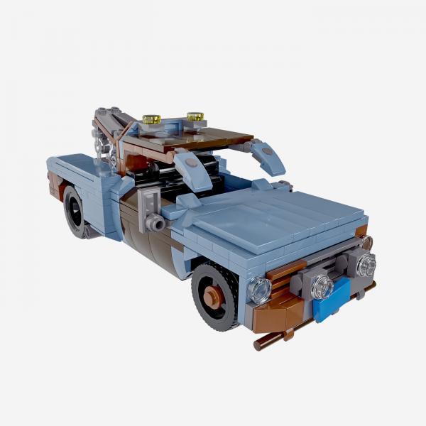 rostiger Abschleppwagen