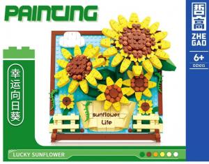 3d-picture frame: sunflowers