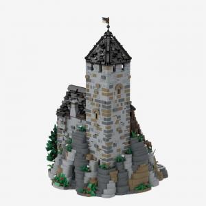 Bergfried Erweiterung für Burg Blaustein, Version 2