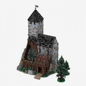 Bergfried Erweiterung für Burg Blaustein, Version 2