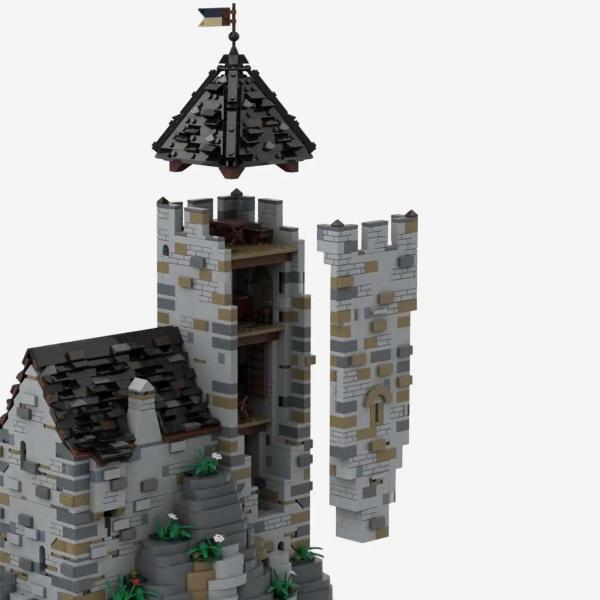 Bergfried Erweiterung für Burg Blaustein, Version 2