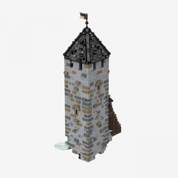 Bergfried Erweiterung für Burg Blaustein, Version 2
