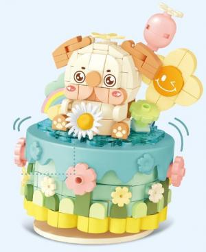 Shaking cake with animal design- Puppy&Daisy(mini blocks)