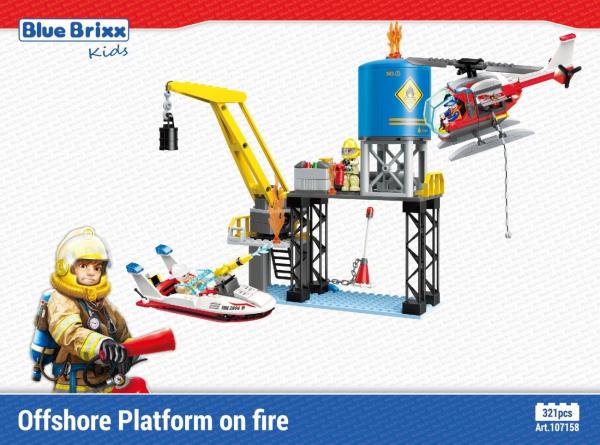 City Fire Rescue: Offshore plattform in fire