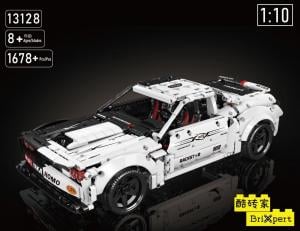 RC black and white muscle car