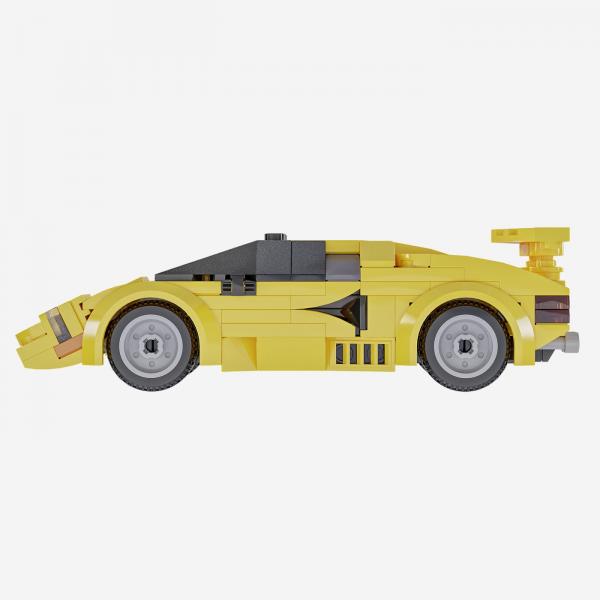 Small Italian Sports Car Yellow