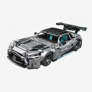 Sports car in silver
