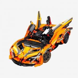Orange supercar