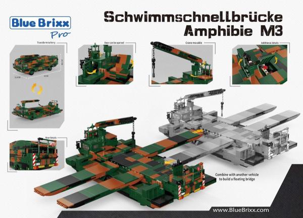 Amphibian M3 floating rapid bridge, Bundeswehr