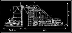 Roller coaster with looping