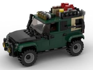 Survival-Geländewagen dunkelgrün