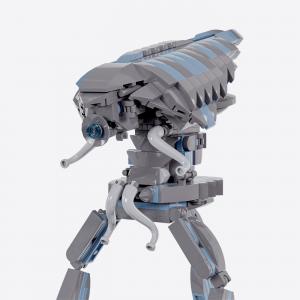 Diorama: three legged world destroyer