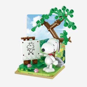 Snoopy zeichnet Woodstock