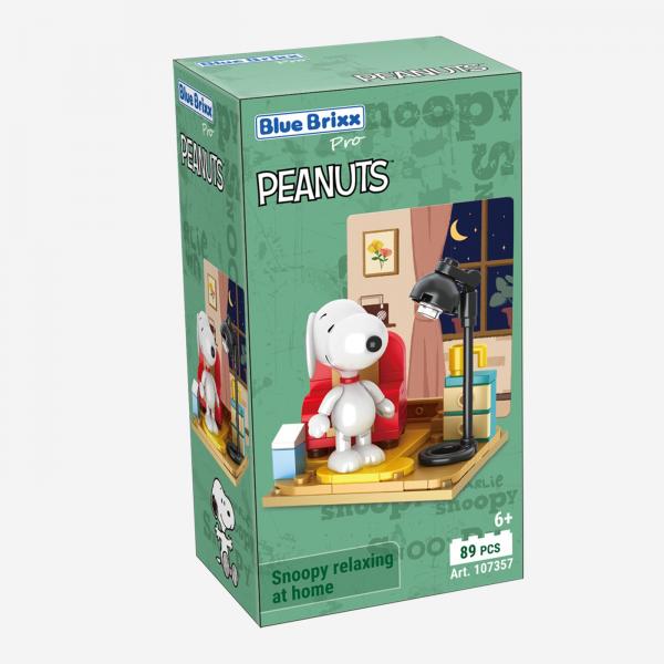 Snoopy entspannt sich zuhause