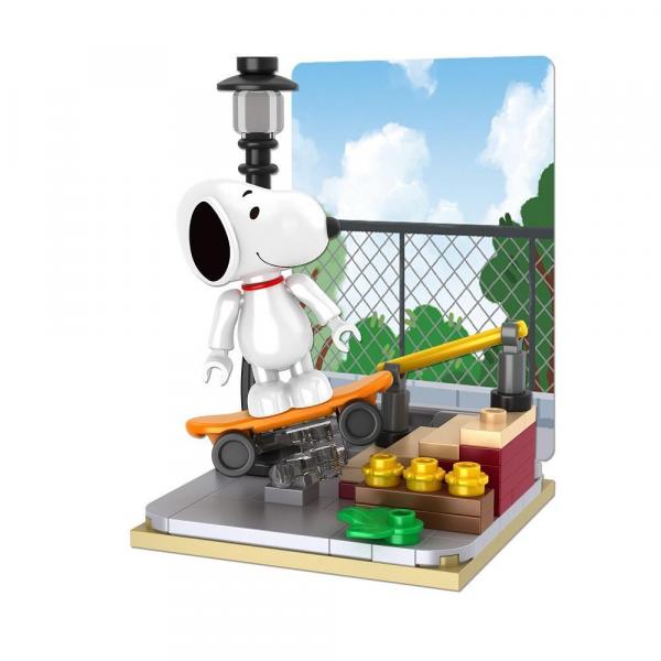 Snoopy Skateboard fahren