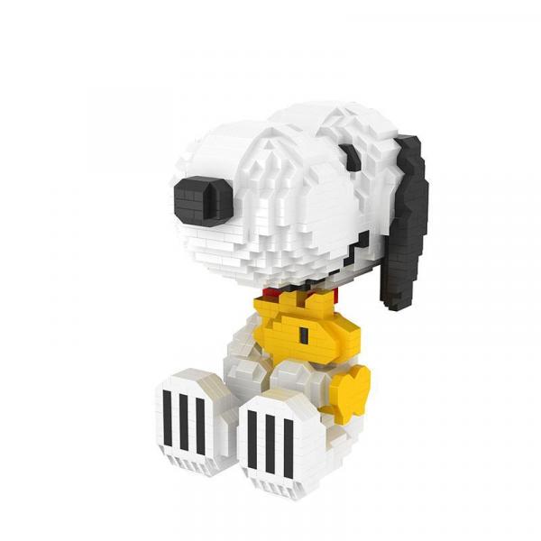 Snoopy and Woodstock (diamond blocks)