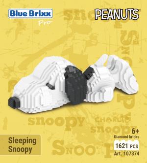 Sleeping Snoopy (diamond blocks)