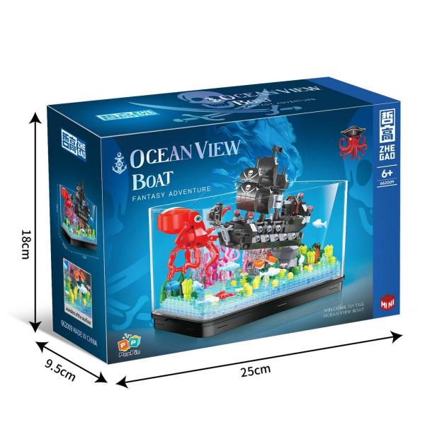 Ocean view boat (mini blocks)