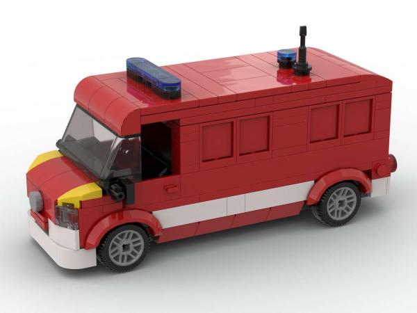 Feuerwehr Kleinbus Einsatzzentrale