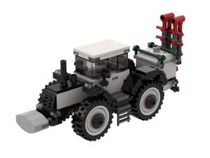 Heavy agricultural tractor with sprayer (6w)