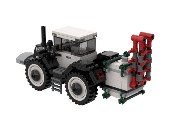 Heavy agricultural tractor with sprayer (6w)