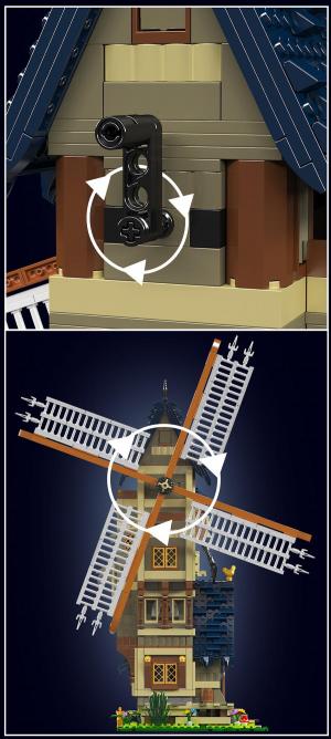 Welt im Mittelalter: Windmühle