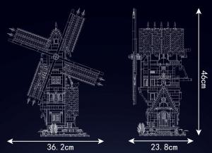 Welt im Mittelalter: Windmühle