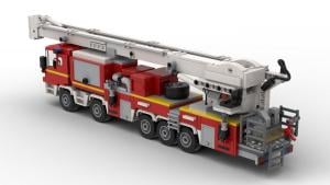 Fire brigade Large articulated platform
