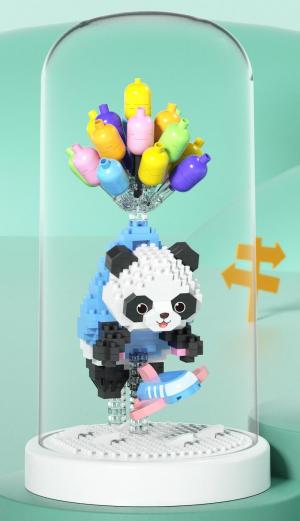 Panda in Kuppel (diamond blocks) 