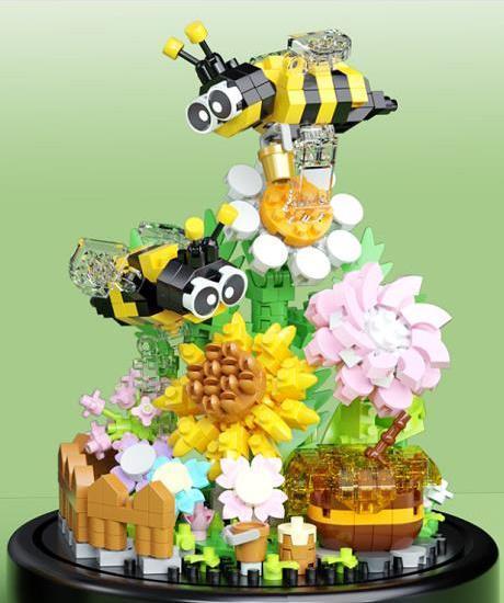 Garden bee (diamond blocks) 