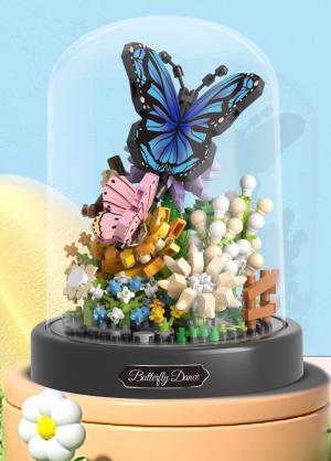 Butterfly dance (diamond blocks) 