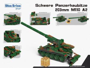 Heavy 203mm M110 A2 self-propelled howitzer, Bundeswehr
