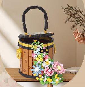 Flowers in zylinder bag (mini blocks)